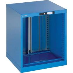 LISTA Skříňové pouzdro 27x27E šedá met. V533 mm s deskou NCS S 6502-B • Vtools.cz