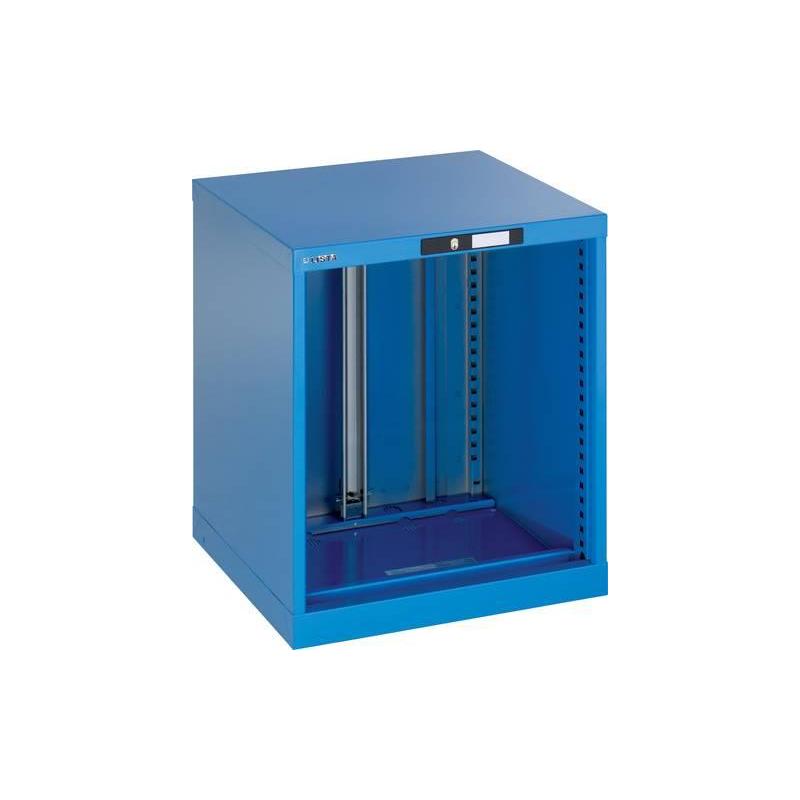 LISTA Skříňové pouzdro 27x27E šedá met. V850 mm s deskou NCS S 6502-B • Vtools.cz