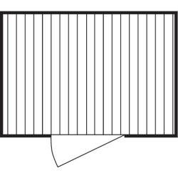 Kontejner na materiál 3,00 m lakovaný namontovaný • Vtools.cz