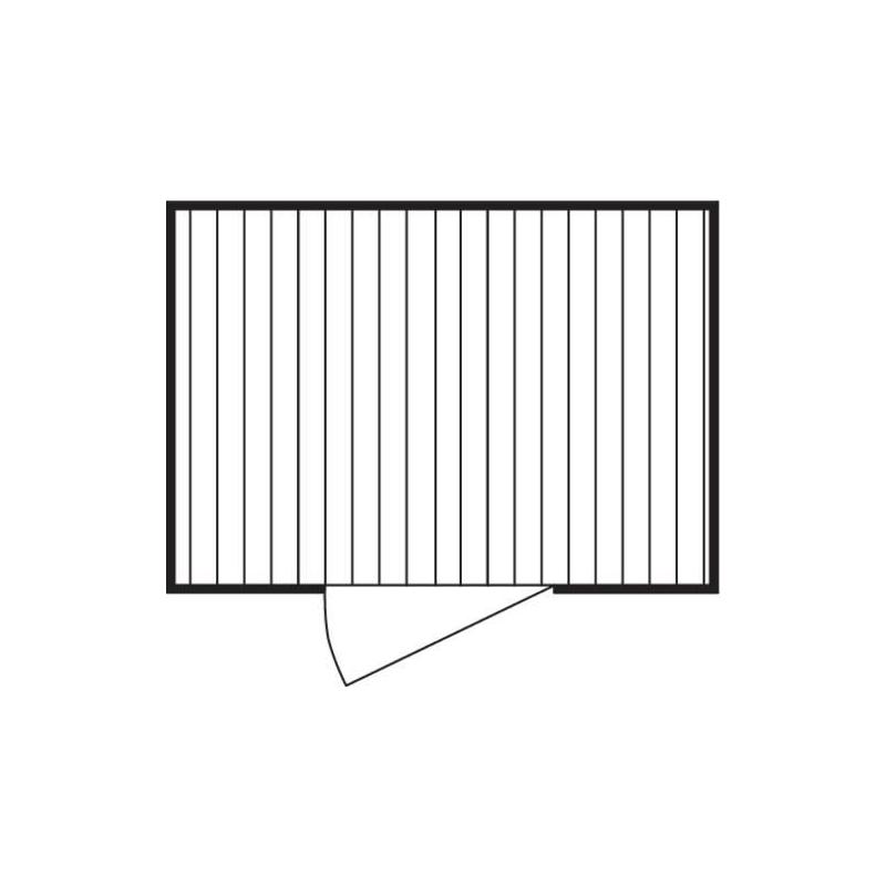 Kontejner na materiál 3,00 m lakovaný namontovaný • Vtools.cz