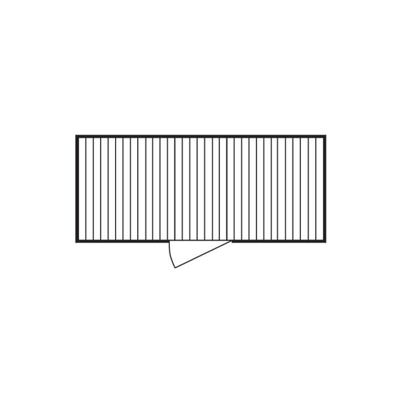 Kontejner na materiál 5,00 m lakovaný namontovaný • Vtools.cz