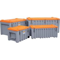 CEMbox Vozík 150 l dopravní žlutá RAL1023,kompl. • Vtools.cz