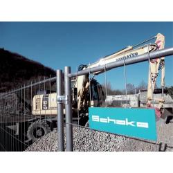 Standardní mobilní plot 2,00 x 3,5 m pozinkovaný Schake • Vtools.cz