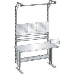 Konstrukce pracovního stolu 1500x1247, RAL 7035 • Vtools.cz