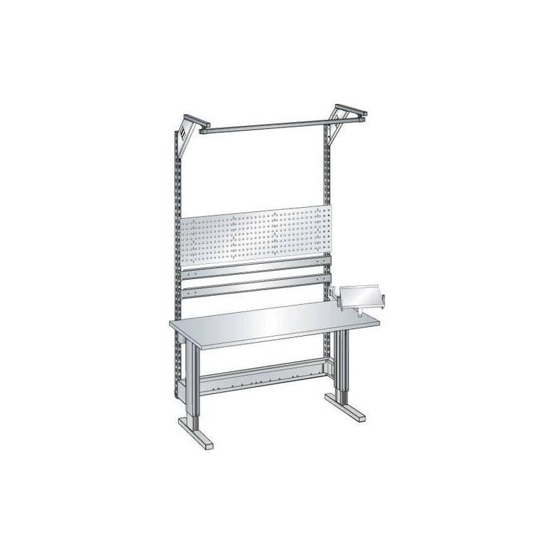 Konstrukce pracovního stolu 1500x1247, RAL 7035 • Vtools.cz