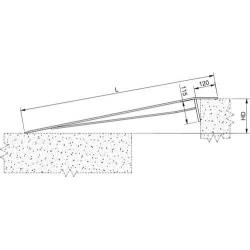 Nájezdový můstek hliníkový L1200xB1250 mm 600 Kp • Vtools.cz