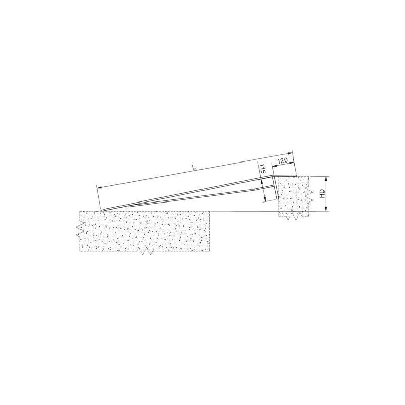 Nájezdový můstek hliníkový L1500xB1250 mm 1200 Kp • Vtools.cz