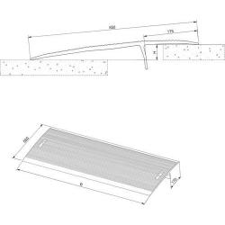 Nakládací můstek HFB 55 L550xB1500 mm • Vtools.cz