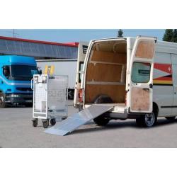 Hliníková nakládací kolejnice 200Kp D2500xŠ400 mm bez hrany • Vtools.cz