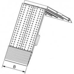 Hliníková nakládací kolejnice 200Kp D2500xŠ400 mm bez hrany • Vtools.cz
