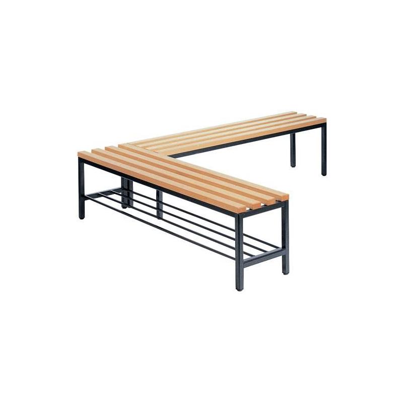 Sedací lavice dřevo RAL 7021 420x2000x353 mm o. rošt • Vtools.cz