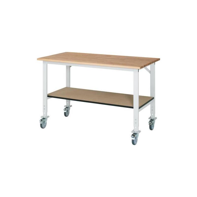 Stůl základní RAU 6030 RAL 7035 buk 1250 x 800 mm • Vtools.cz