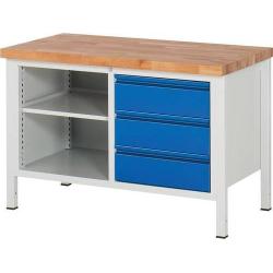 Pracovní stůl BASIC 8462I2 Š1500xH700xV840-1040 mm • Vtools.cz