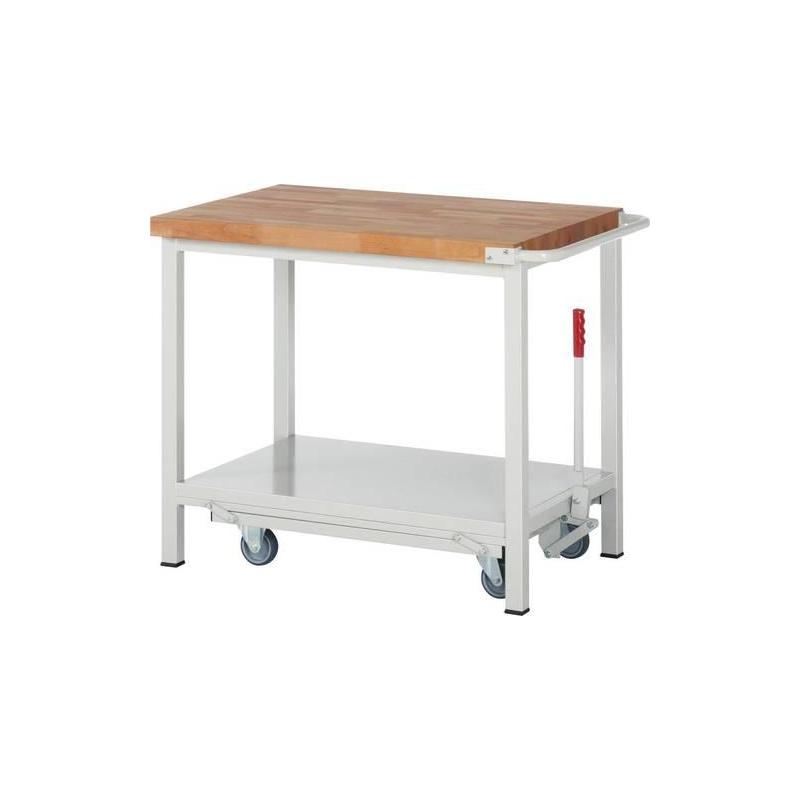 Pojízdný pracovní stůl, sklopný BASIC 8000-6 B1000xT700xH880 mm • Vtools.cz