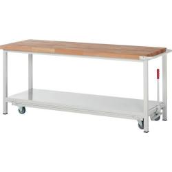 Pojízdný pracovní stůl, sklopný BASIC 8000-6 B2000xT700xH880 mm • Vtools.cz