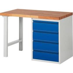 Pracovní stůl model 7509BASIC B 1250xD 700xH 840 mm • Vtools.cz