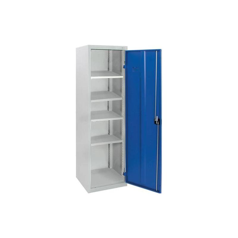 Skříňka s křídlovými dveřmi a 2 policemi 900x1000x500 mm, RAL 7035 • Vtools.cz