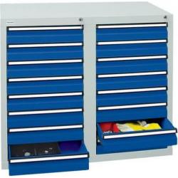 Skříň šuplíková STS2 900x1000x500 7035/5010 • Vtools.cz