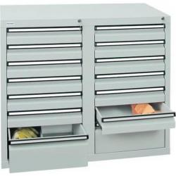 Skříň šuplíková STS2 900x1000x500 7035/7035 • Vtools.cz