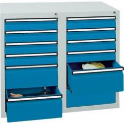 Skříň šuplíková STS2 900x1000x500 7035/5012 • Vtools.cz