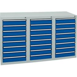 Skříň šuplíková STS3 900x1500x500 7035/5010 • Vtools.cz