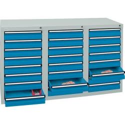 Skříň šuplíková STS3 900x1500x500 7035/5012 • Vtools.cz