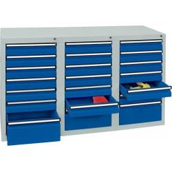 Skříň šuplíková STS3 900x1500x500 7035/5010 • Vtools.cz