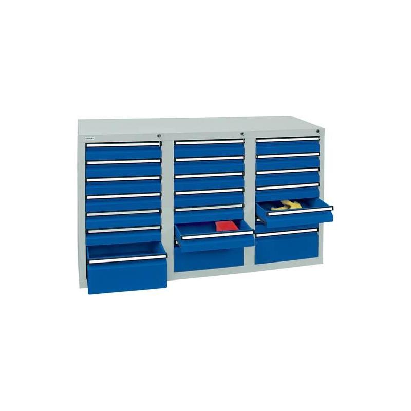 Skříň šuplíková STS3 900x1500x500 7035/5010 • Vtools.cz