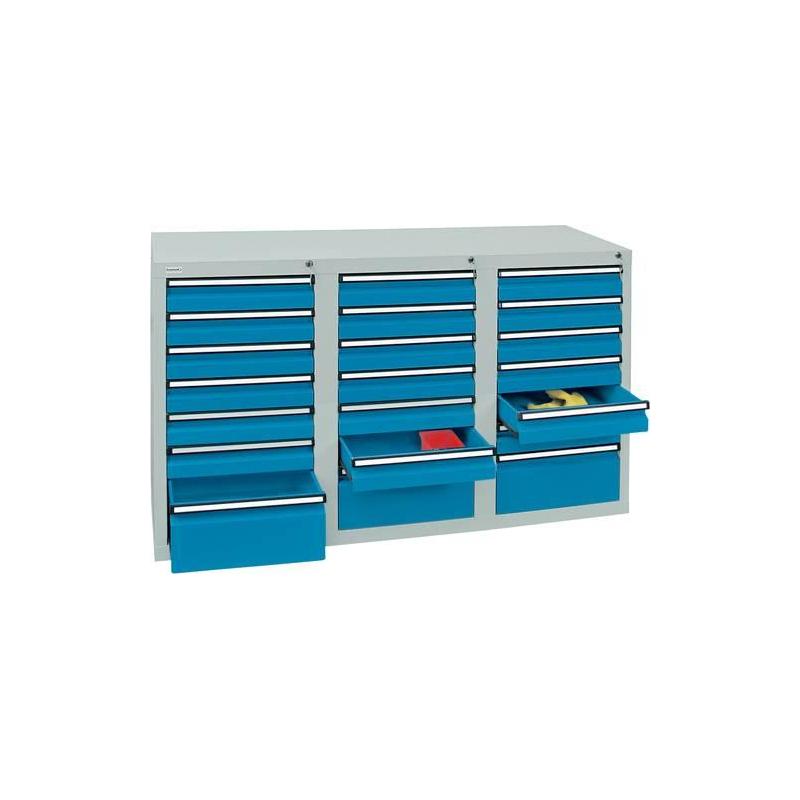 Skříň šuplíková STS3 900x1500x500 7035/5012 • Vtools.cz