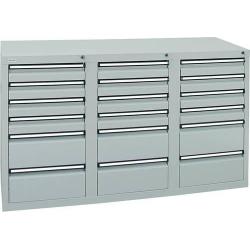 Skříň šuplíková STS3 900x1500x500 7035/7035 • Vtools.cz