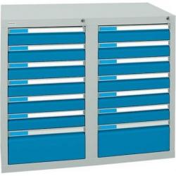 Skříň šuplíková ESTA2 900x1000x500 7035/5012 • Vtools.cz