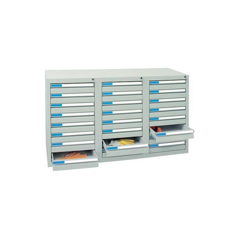 Skříň šuplíková ESTA3 900x1500x500 7035/7035 • Vtools.cz