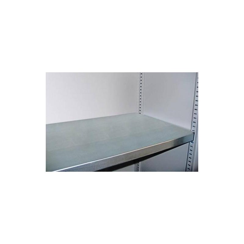 Pozinkovaná police do šatní skříně s posuvnými dveřmi • Vtools.cz