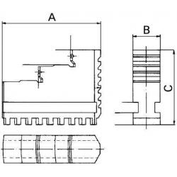 Sada čelistí DF-80+85/3 • Vtools.cz