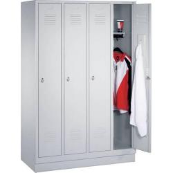 CP Šatní skříňka Classic s podstavcem 5 přihrádek,1800x1480x500, RAL 7035/7035 • Vtools.cz