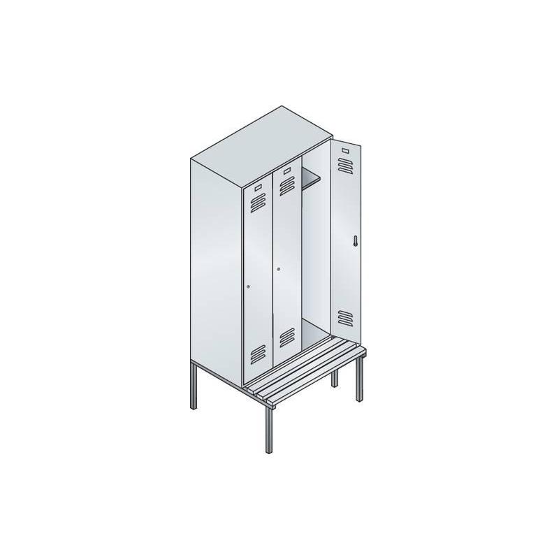 C+P Šatní skříňka 8050-32 RAL 7035/5012 • Vtools.cz