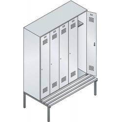 C+P Šatní skříň SB 8050-50 7035/5010 • Vtools.cz