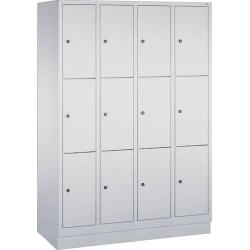 CP Šatní skříňka, dvojitá, s nožičkamiClassic 1850x1590x500,4x2 dept. 7035/7035 • Vtools.cz