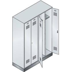 C+P Šatní skříňka 8022-42 RAL 7035/5012 • Vtools.cz