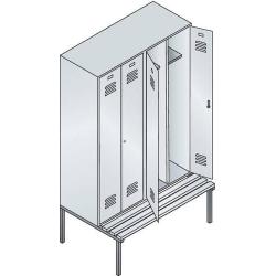 Šatní skříň C+P Classic 8052-42 7035/5012 • Vtools.cz