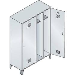 C+P Šatní skříňka 8210-40 RAL 7035/5012 • Vtools.cz