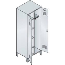 C+P Šatní skříňka 8060-20 RAL 7035/5010 • Vtools.cz