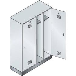 Šatní skříň C+P Classic 8220-40 7035/5010 • Vtools.cz