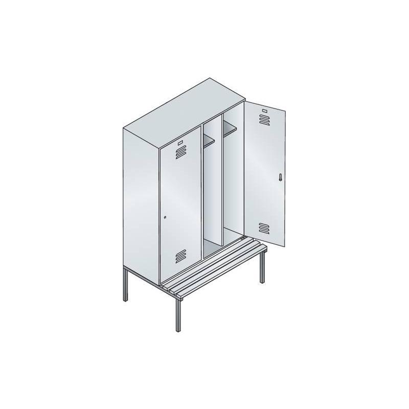 Šatní skříňka C+P Classic 8250-40 7035/5012 • Vtools.cz