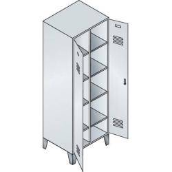 Skříň na prádlo 8012-20B 7035/5012 • Vtools.cz