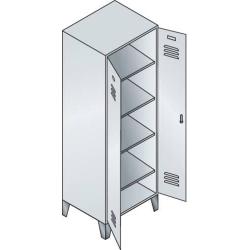 C+P Skříň na prádlo 8212-20B RAL 7035/5012 • Vtools.cz