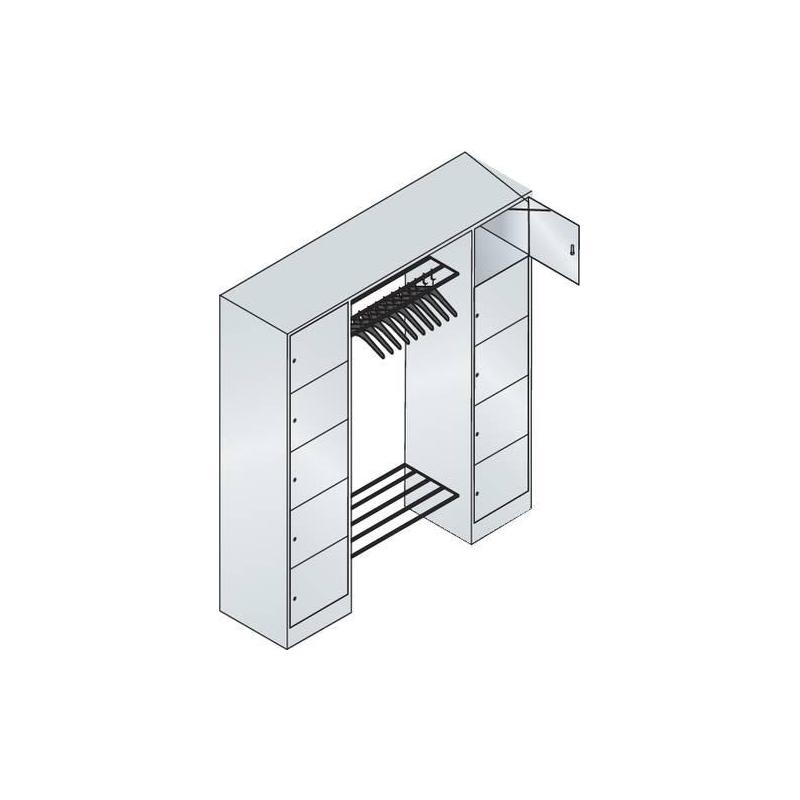 C+P věšák na kabáty 82710-00 RAL 7035/5012 • Vtools.cz
