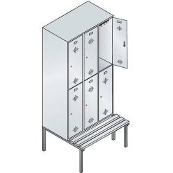 C + P dvojitá skříň B 1200 ug. sedící 7035 / 5012 • Vtools.cz