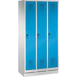 C + P Šatna ch. 3Dep. 1800 x 1200 x 500 mm 7035 / 5012 • Vtools.cz