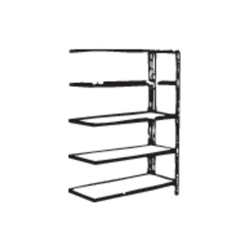 Zásuvný regál CLIP 230 AF 2000x1000x600 mm šedý • Vtools.cz